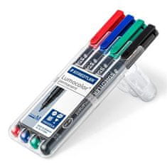 Staedtler Permanentní popisovač "Lumocolor 317 M", 4 barvy, 1mm, OHP 317 WP4