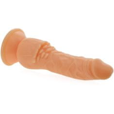 XSARA Umělý penis se stimulátorem klitorisu dildo na silné přísavce 19 cm - 70145728