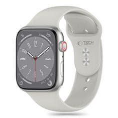 Tech-protect Silicone řemínek na Apple Watch 42/44/45/49mm, stone