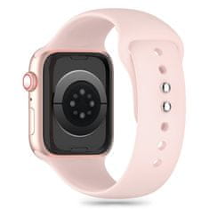 Tech-protect Silicone řemínek na Apple Watch 42/44/45/49mm, light pink