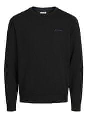 Jack&Jones Pánský svetr JJBRAD 12258846 Black (Velikost M)