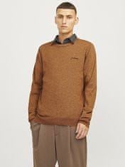 Jack&Jones Pánský svetr JJBRAD 12258846 Mocha Bisque (Velikost L)