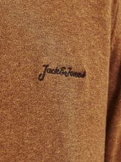 Jack&Jones Pánský svetr JJBRAD 12258846 Mocha Bisque (Velikost L)