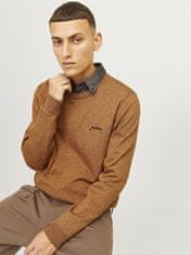 Jack&Jones Pánský svetr JJBRAD 12258846 Mocha Bisque (Velikost L)