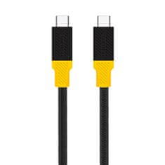 Tactical BlackBird Kabel USB4 1m Black/Yellow