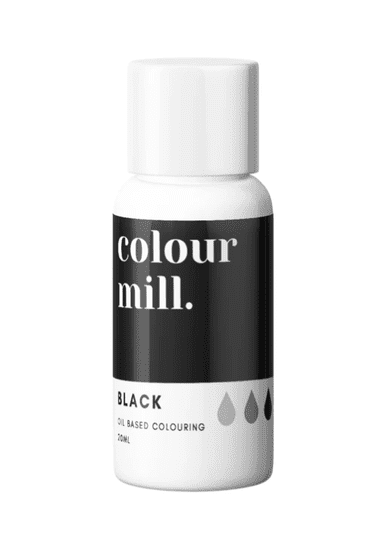 colour mill Olejová barva 20ml vysoce koncentrovaná černá