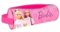 CurePink Školní penál na psací potřeby Barbie: Přátelé (22 x 8 x 8 cm)