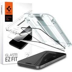 Spigen ochranné sklo tR EZ Fit pro iPhone 15 Pro, 2ks, černá