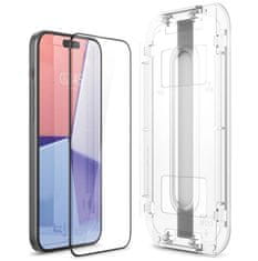 Spigen ochranné sklo tR EZ Fit pro iPhone 15 Pro, 2ks, černá