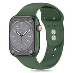 Tech-protect Silicone řemínek na Apple Watch 42/44/45/49mm, olive