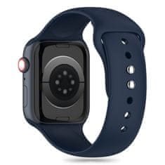 Tech-protect Silicone řemínek na Apple Watch 42/44/45/49mm, storm blue