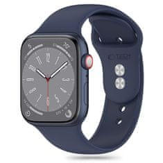 Tech-protect Silicone řemínek na Apple Watch 42/44/45/49mm, midnight blue