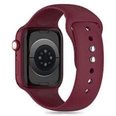 Tech-protect Silicone řemínek na Apple Watch 42/44/45/49mm, mulberry