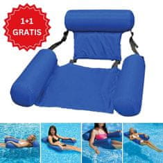 VIVVA® Nafukovací Lehátko do vody, Nafukovací křeslo, Lehátko do bazénu s opěradlem AQUASEAT 1+1 ZDARMA | A2QUASEAT