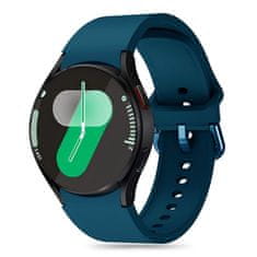 Tech-protect Silicone řemínek na Samsung Galaxy Watch 4 / 5 / 5 Pro / 6 / 7 / FE, montego blue