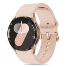 Tech-protect Silicone řemínek na Samsung Galaxy Watch 4 / 5 / 5 Pro / 6 / 7 / FE, caffee latte