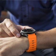 Tech-protect Silicone Line řemínek na Samsung Galaxy Watch 4 / 5 / 5 Pro / 6 / 7 / FE, orange