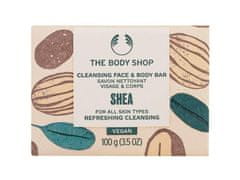 The Body Shop 100g shea cleansing face & body bar