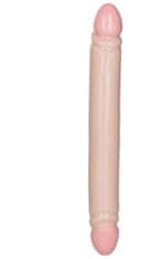 California Ex Novel Oboustranné realistické dildo Ivory Duo (CalExotics)