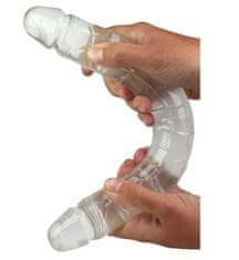 You2toys Oboustranné dildo Crystal (34 cm)