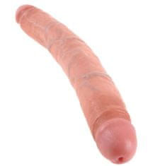 Pipedream Oboustranné realistické dildo King Cock Slim Double 12" (31 cm)