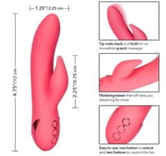 California Ex Novel Vibrátor s králíčkem a pohyblivou špičkou California Dreaming San Francisco Sweetheart