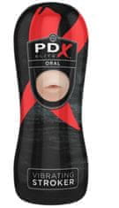 Pipedream Vibrační ústa PDX Elite Vibrating Stroker Oral 