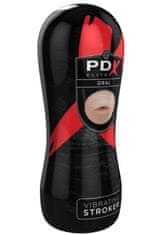 Pipedream Vibrační ústa PDX Elite Vibrating Stroker Oral 