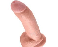 Pipedream Realistické dildo s varlaty King Cock 9" 