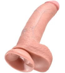 Pipedream Realistické dildo s varlaty King Cock 9" 