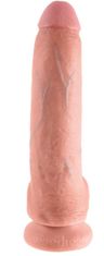 Pipedream Realistické dildo s varlaty King Cock 9" 