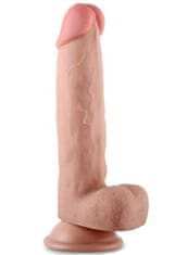 Lovetoy Realistické dildo s pohyblivou kůží a přísavkou Sliding Skin 8" 