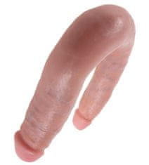 Pipedream Dvojité realistické dildo King Cock Small Double Trouble (15 cm)