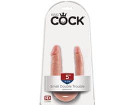 Pipedream Dvojité realistické dildo King Cock Small Double Trouble (15 cm)