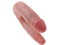 Pipedream Dvojité realistické dildo King Cock Small Double Trouble (15 cm)