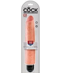 Pipedream Realistický vibrátor King Cock Stiffy 10" 