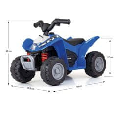 MILLY MALLY Elektrická čtyřkolka Honda ATV modrá