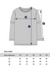 WINKIKI Chlapecké tričko s dlouhým rukávem Take Off tmavě modrá 152