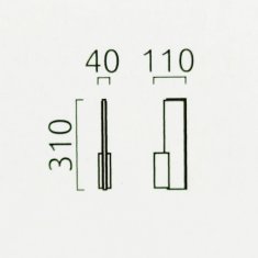 Subtilní nástěnné LED osvětlení Nex