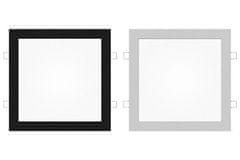 Mivvy LED panel Slim IP44 300 x 300 mm stmívatelný DALI -, 3000 K 3000 K 2515 lm černá