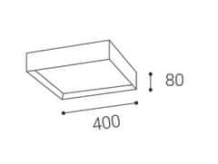 LED2 Stmívatelné stropní LED svítidlo MILO -, 60 W, 4000 lm, TRIAC, 600 mm bílá 4000 lm