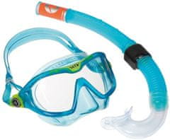 Aqualung Sport dětský šnorchlovací a potápěčský set COMBO MIX XB + SNORKEL čirý zorník - aqua