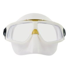 Aqualung potápěčské brýle SPHERA X WHITE/GOLD, zrcadlový zorník