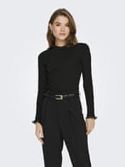 ONLY Dámské triko ONLLESLIE Regular Fit 15277888 Black (Velikost M)