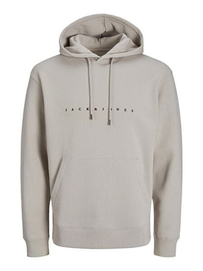 Jack&Jones Pánská mikina JJESTAR Relaxed Fit 12233972 Moonbeam