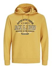 Jack&Jones Pánská mikina JJELOGO Standard Fit 12255617 Honey Gold (Velikost M)