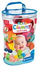 Clementoni Clemmy baby - 40 kostek v plastovém pytli