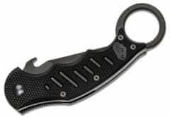 Fox Knives FX-597 THE DART kapesní nůž - karambit 6,5 cm, celočerná, G10, hliník