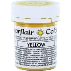 Barva do čokolády na bázi kakaového másla Yellow (35 g)