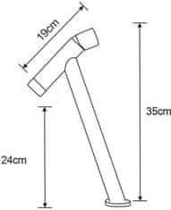 Mexen Astro baterie umyvadlová vysoká, chrom (746910-00)